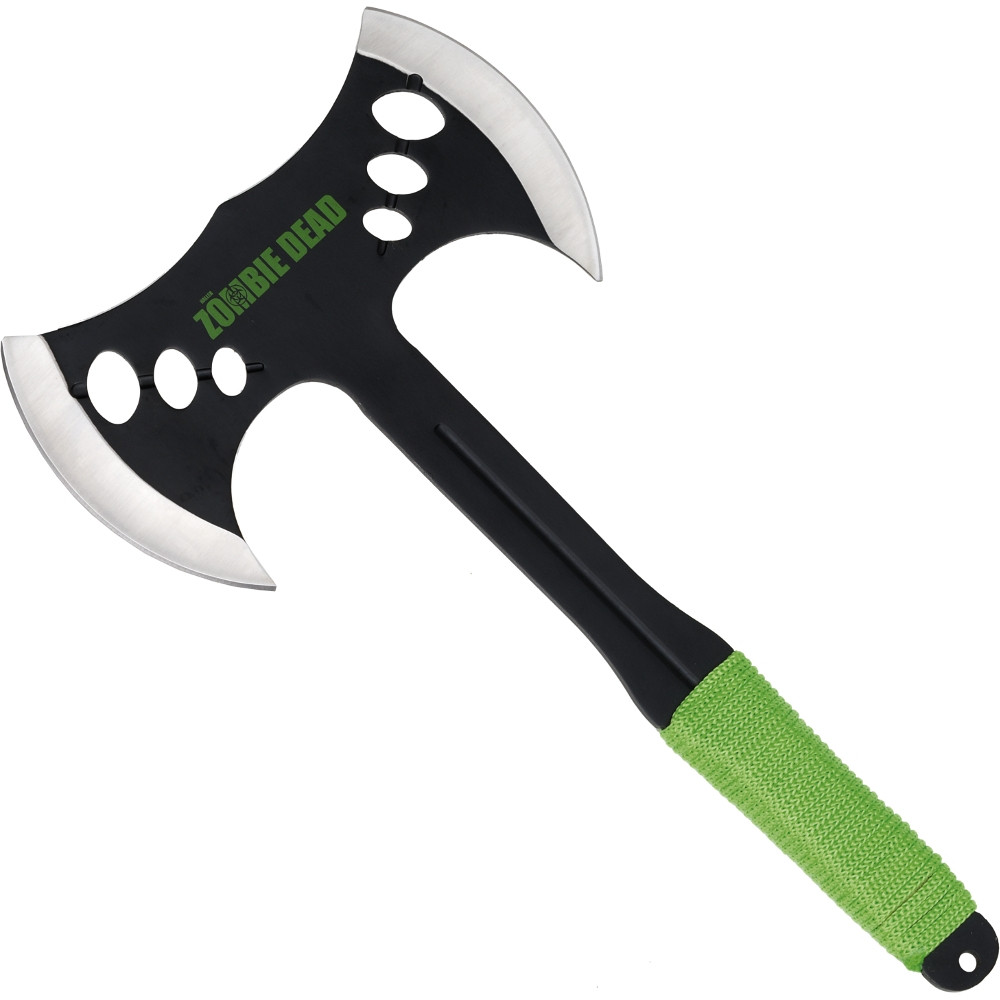 Steel tactical ax Zombie Dead model