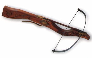Medieval deer head crossbow, 60 cms.