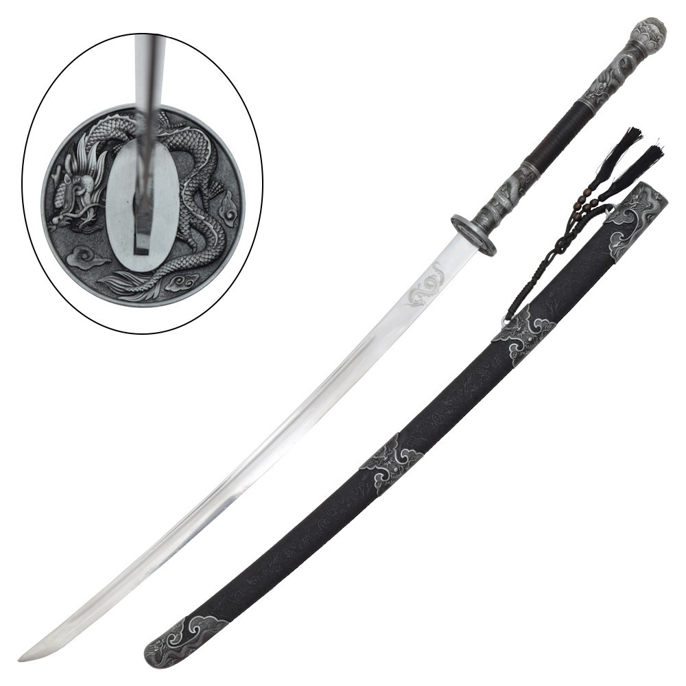 Traditional Chinese Dragon sword, Ming dynasty (132 cm.)