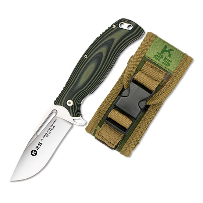 K25 CNC brand tactical knife (22.3 cm.)