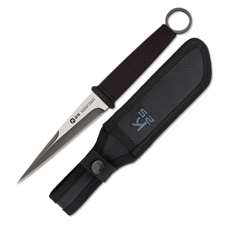 Tactical knife brand K25 mixed blade (24.7 cm.)