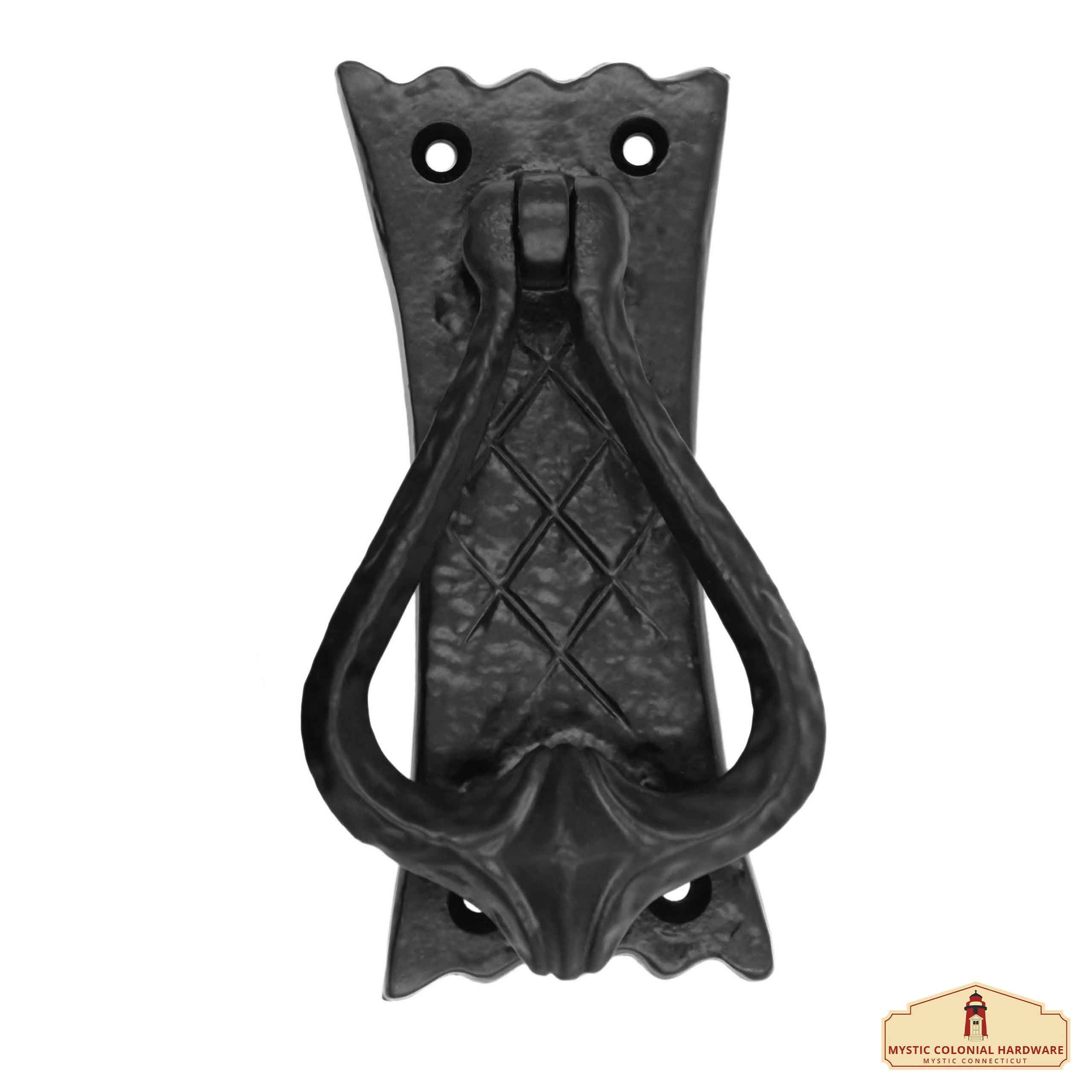 Medieval cast iron knocker rustic model (12 cm.)