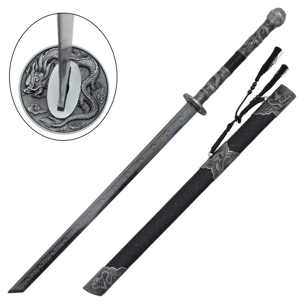 Traditional Chinese Dragon sword, Tang dynasty (108 cm.)