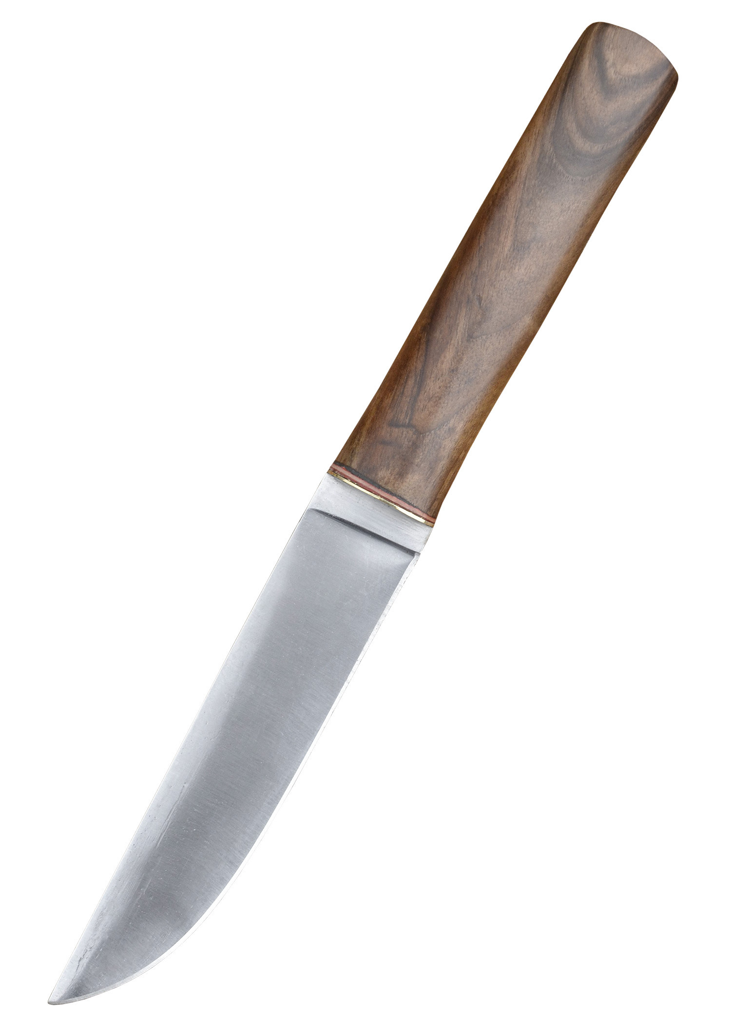Steel Viking knife with leather sheath (28 cm.)