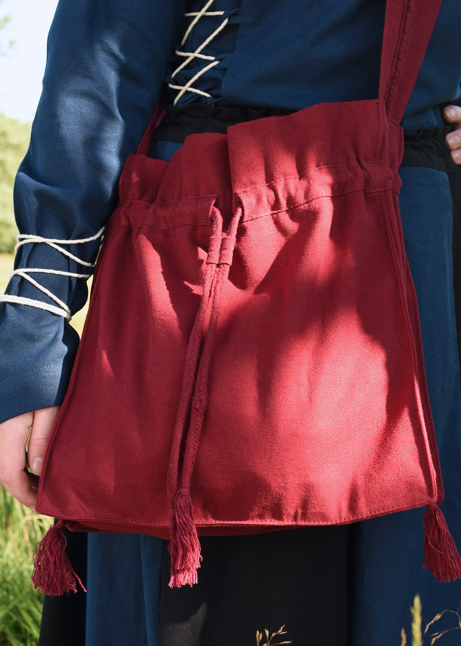 Medieval pilgrim bag or bread bag, various colors