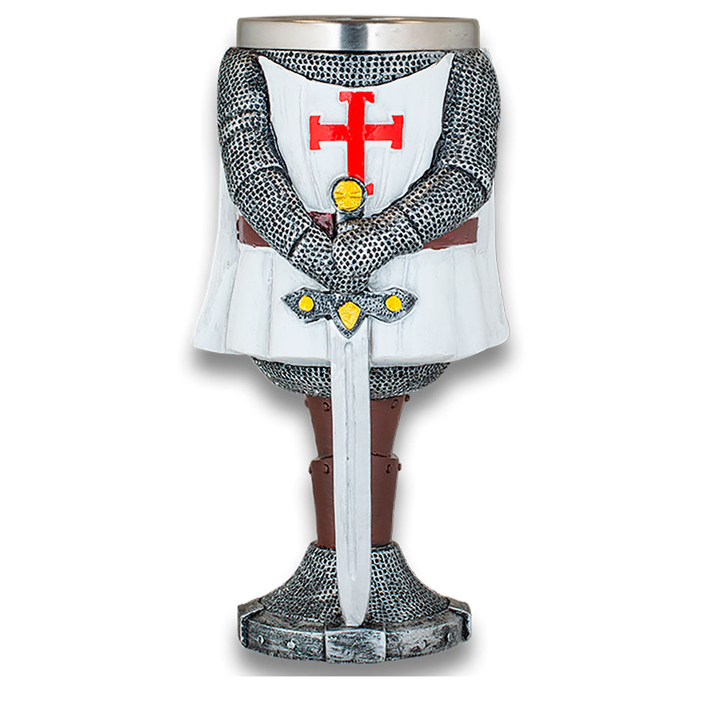 Templar knight cup with sword (18 cm.)