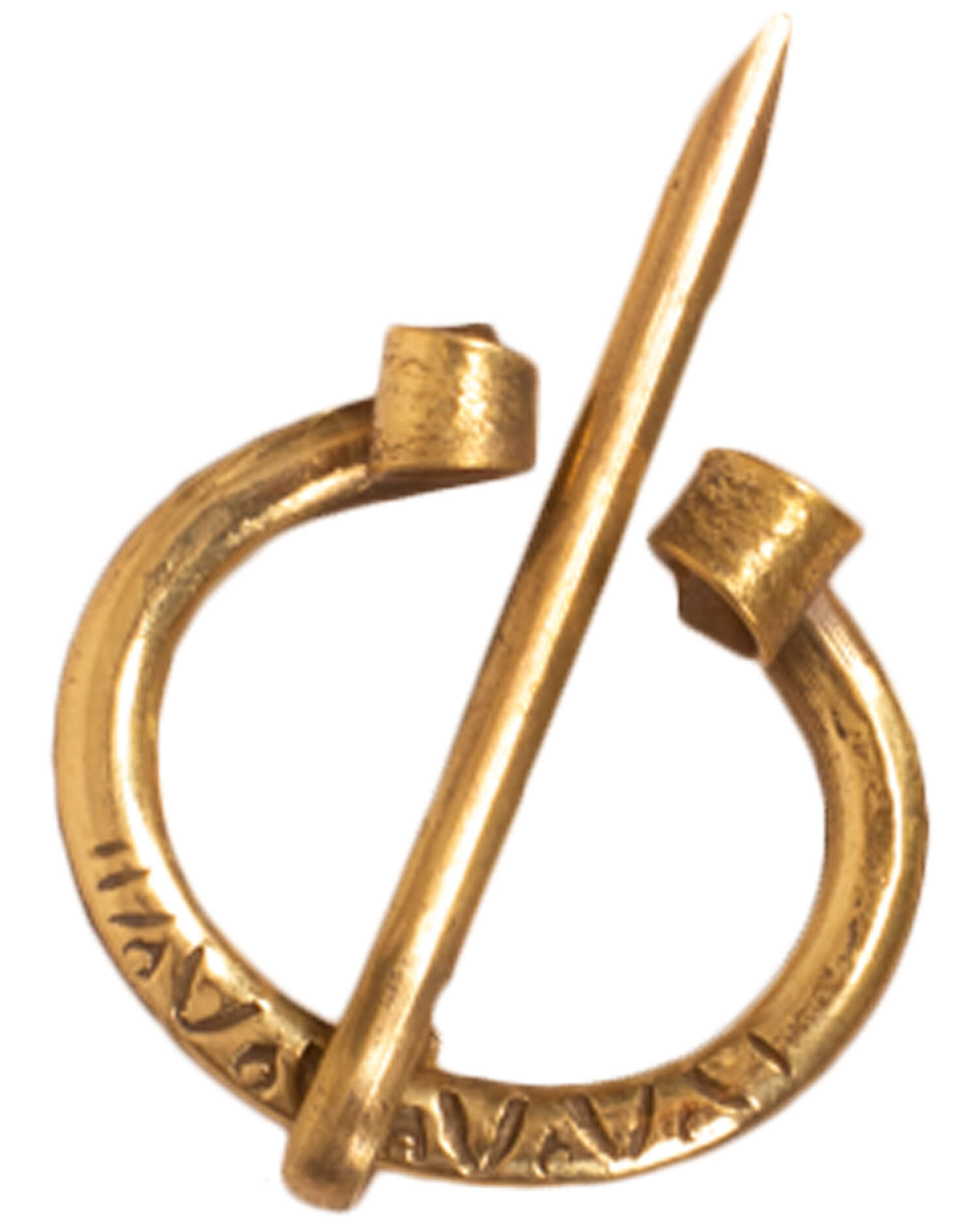 Medieval brass fibula Sibylle model