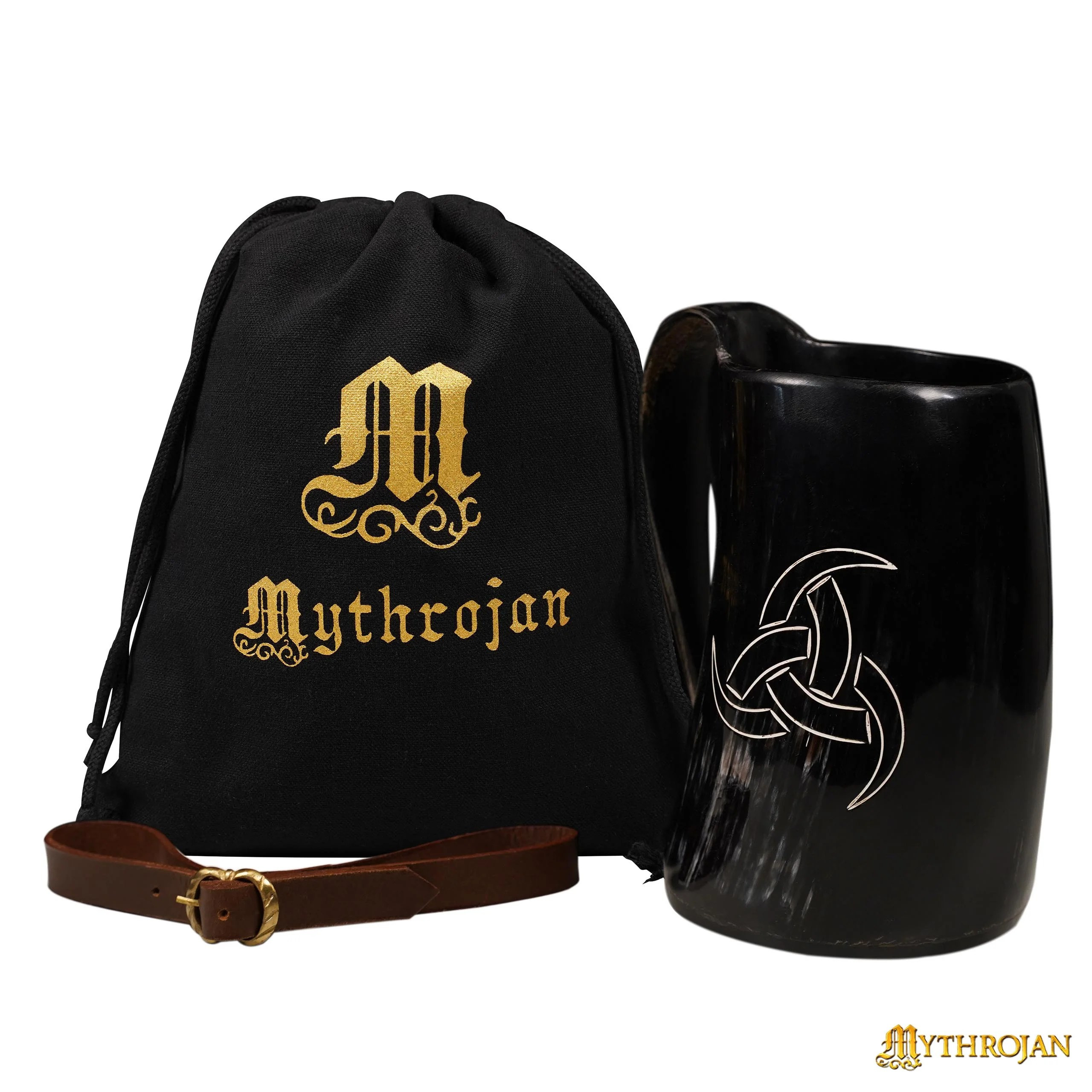 Medieval Drinking Jug Triple Horn of Odin (800 ml.)