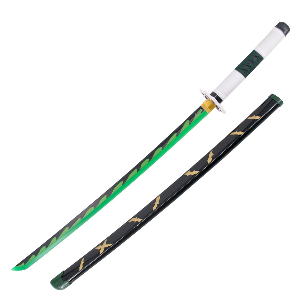 Shinazugawa Sanemi LED Bamboo Katana, Demon Slayer