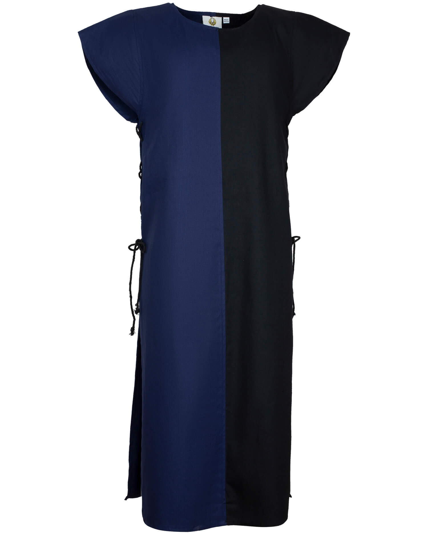 Medieval tabard model Gilbert, blue-black color