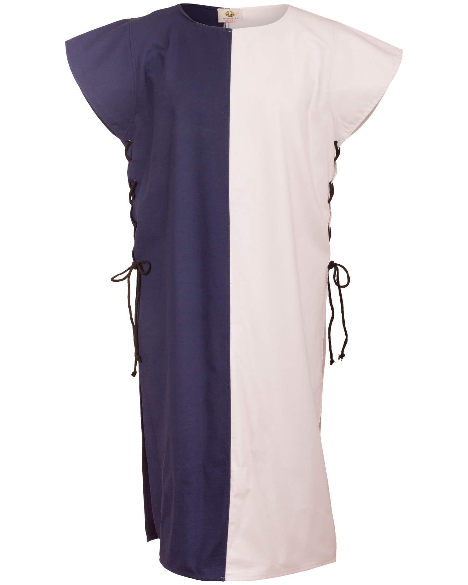 Medieval tabard model Gilbert, color blue-cream