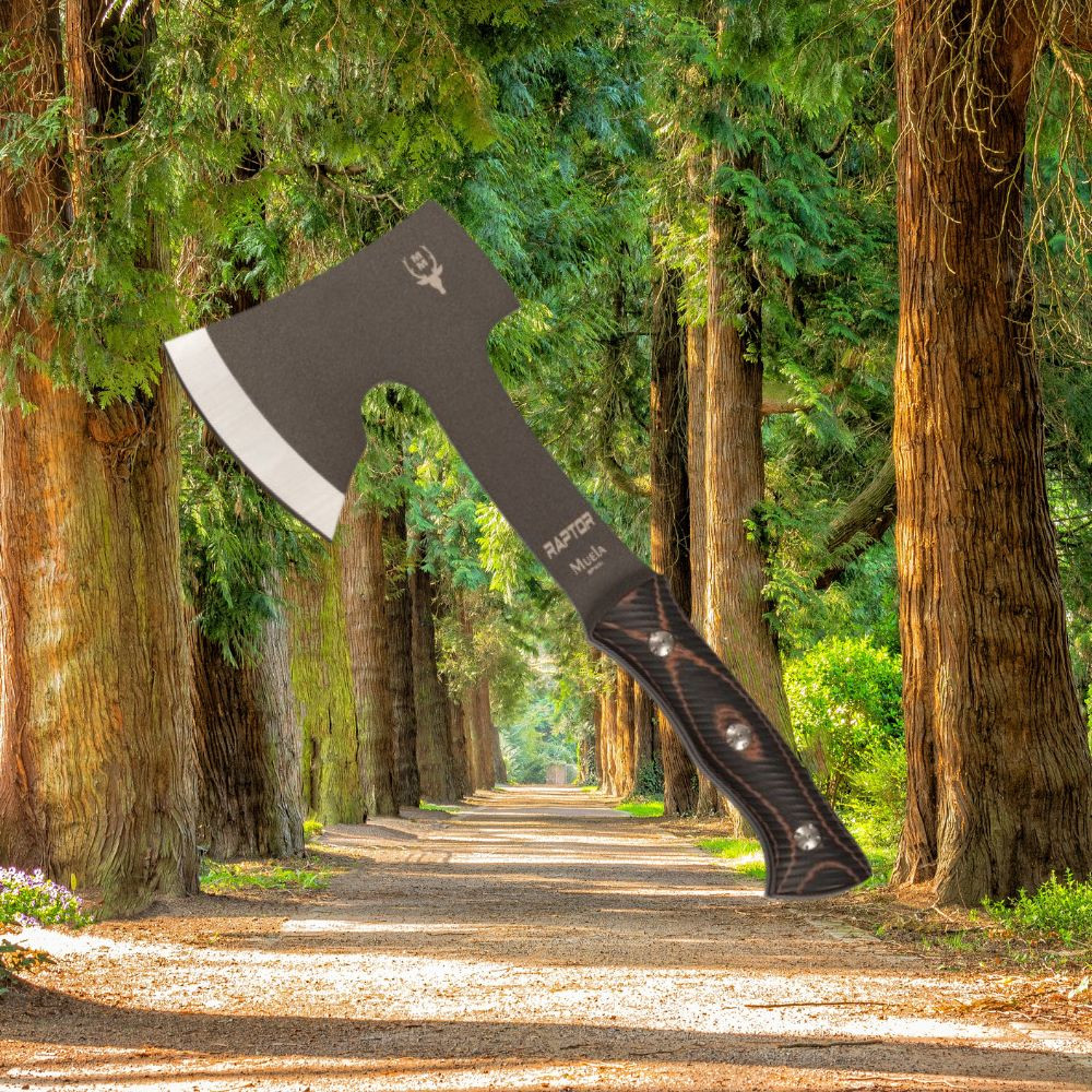 RAPTOR Micarta Axe by Muela