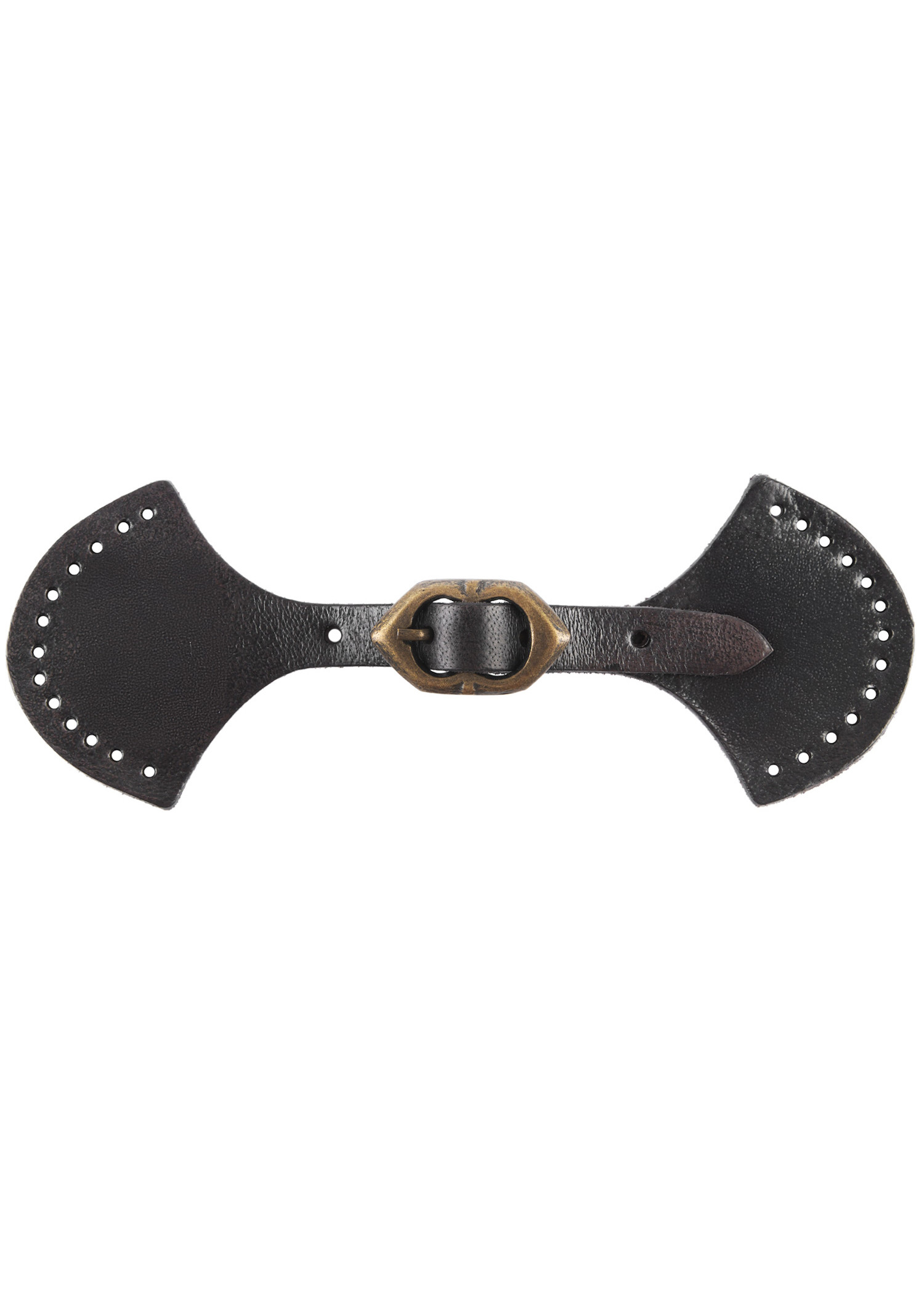 Buckle neck closure, black