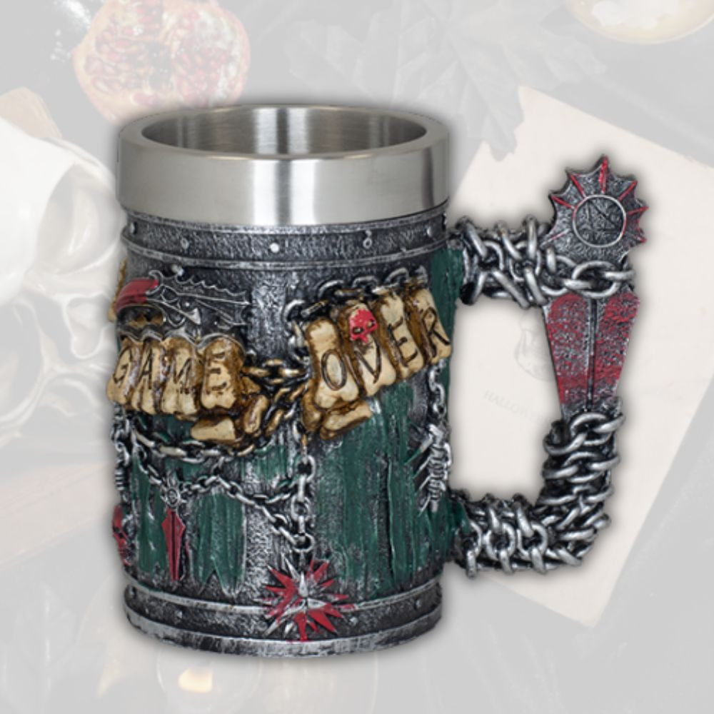 SteamPunk Game Over Resin Mug (14.3 cm)