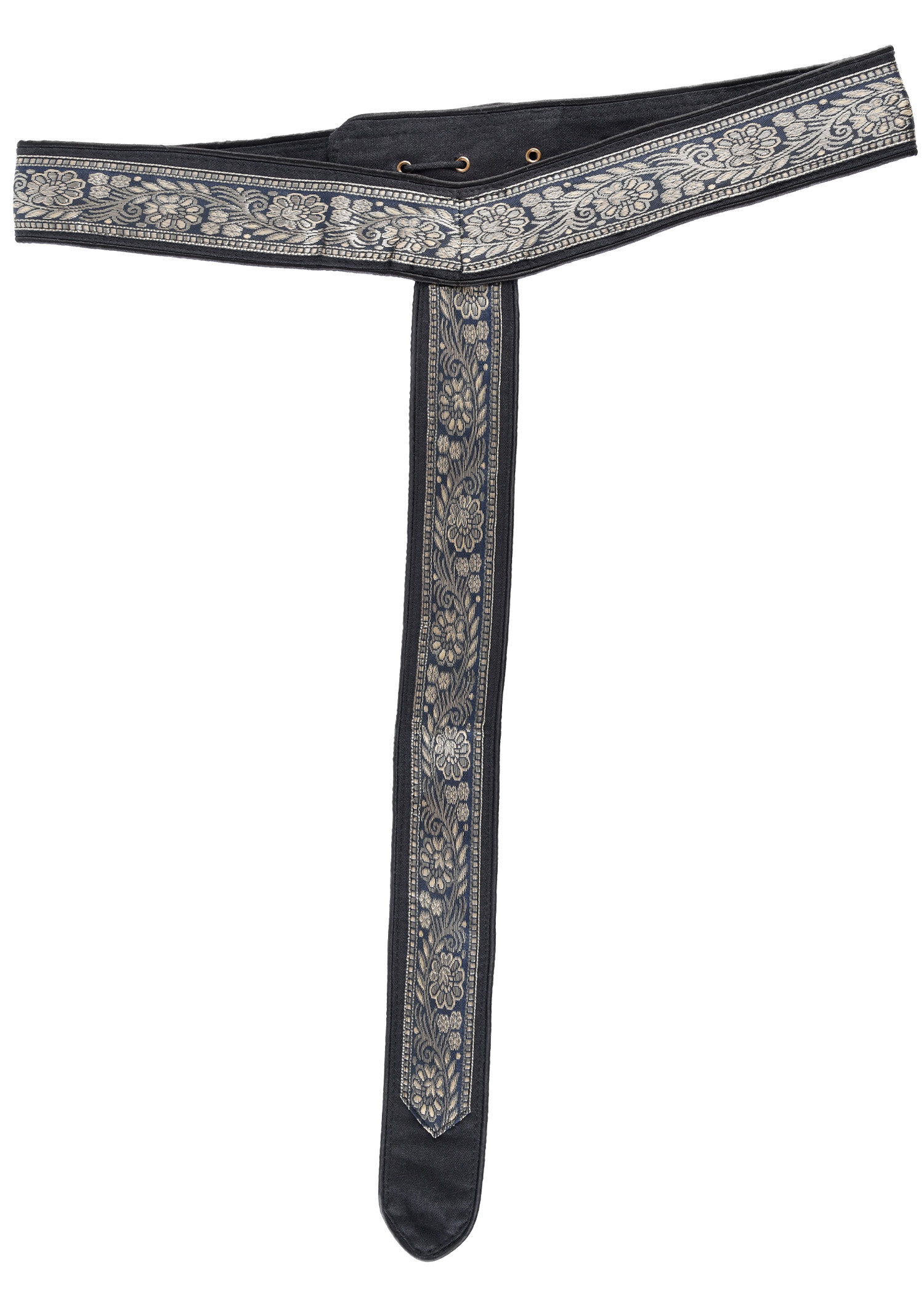 Medieval belt decorated in Y, black