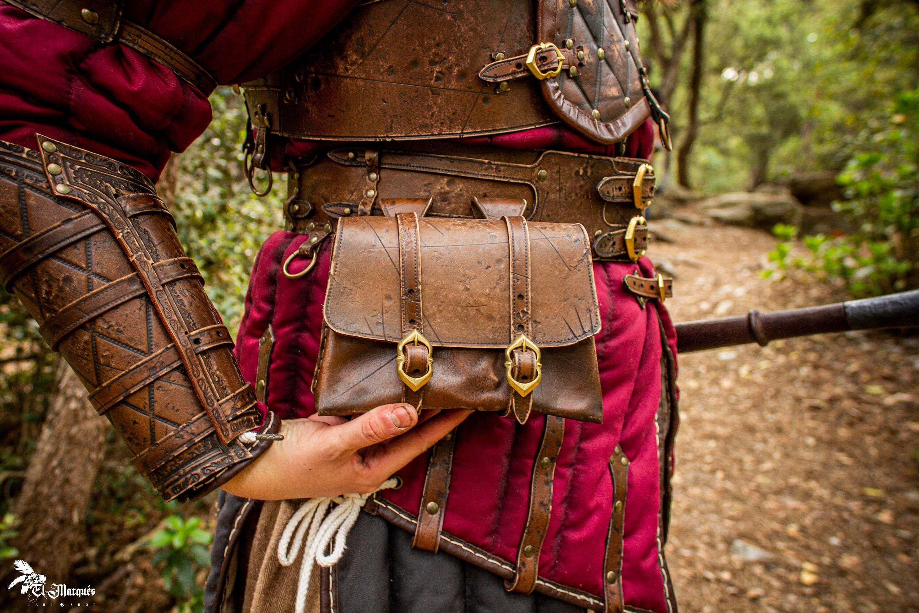 Medieval Adventurer Bag in leather, various finishes