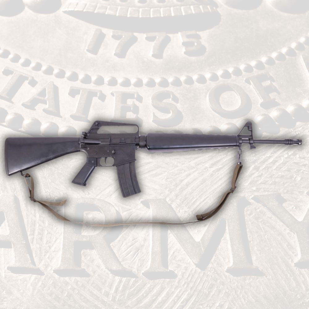 M16A1 assault rifle removable magazine USA 1967