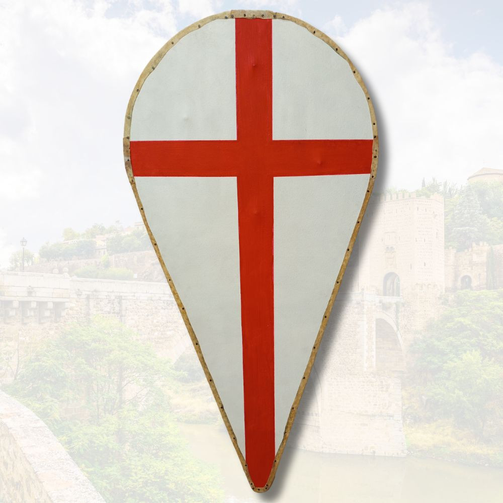 Templar Shield Tear, leather-bound