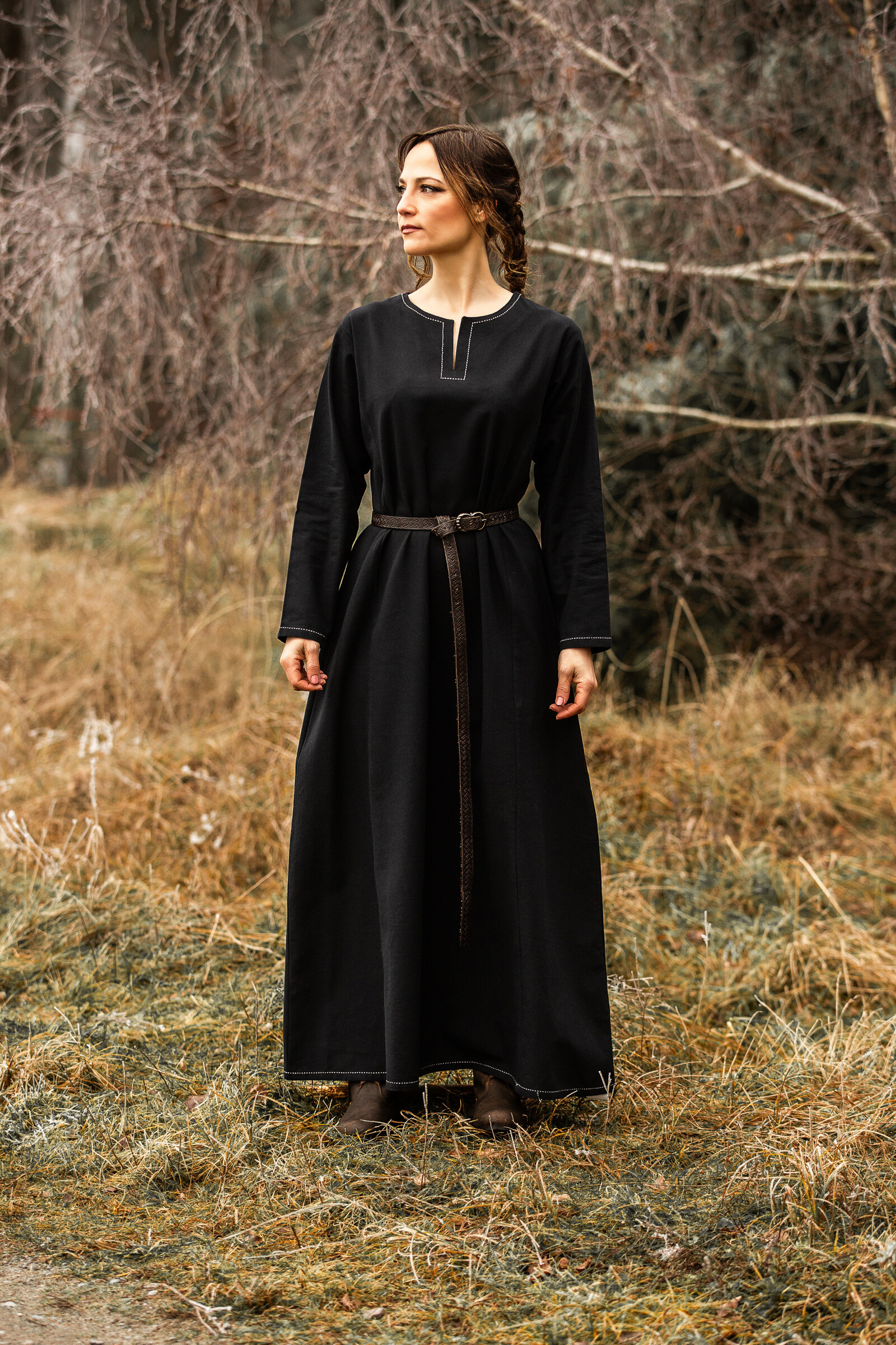 Viking Dress for Women Helga in Black