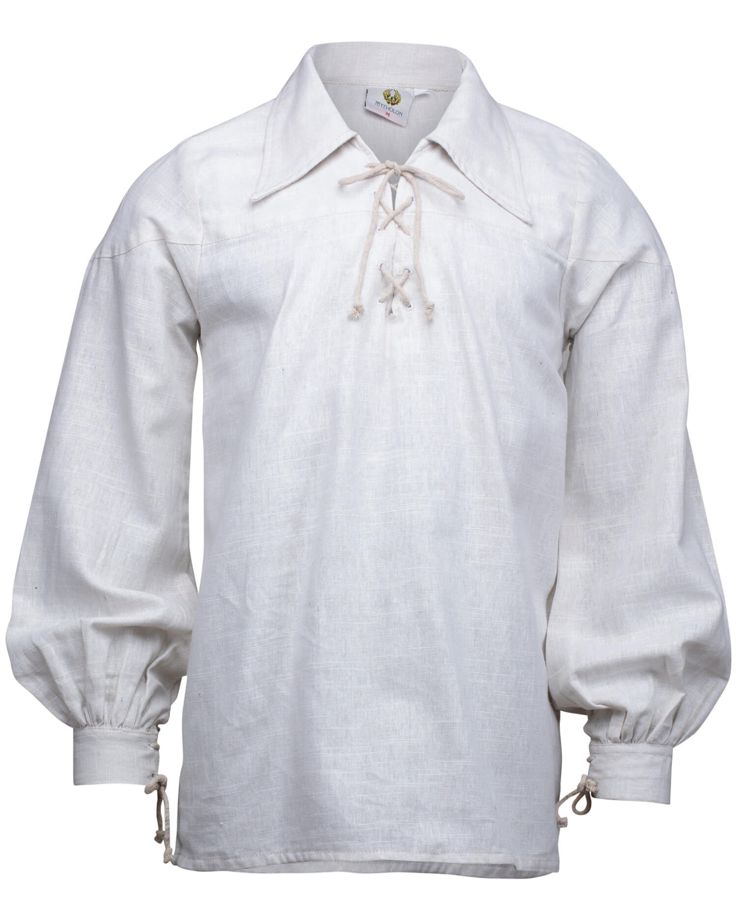 Medieval linen shirt model Sawyer, natural white