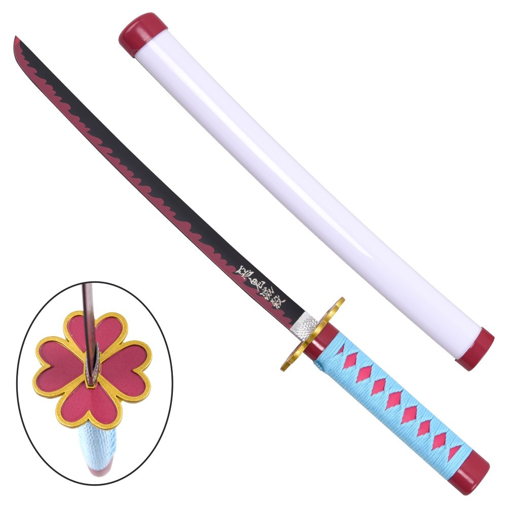 Mini Katana Kanroji Jimetsu pink flower, bamboo blade