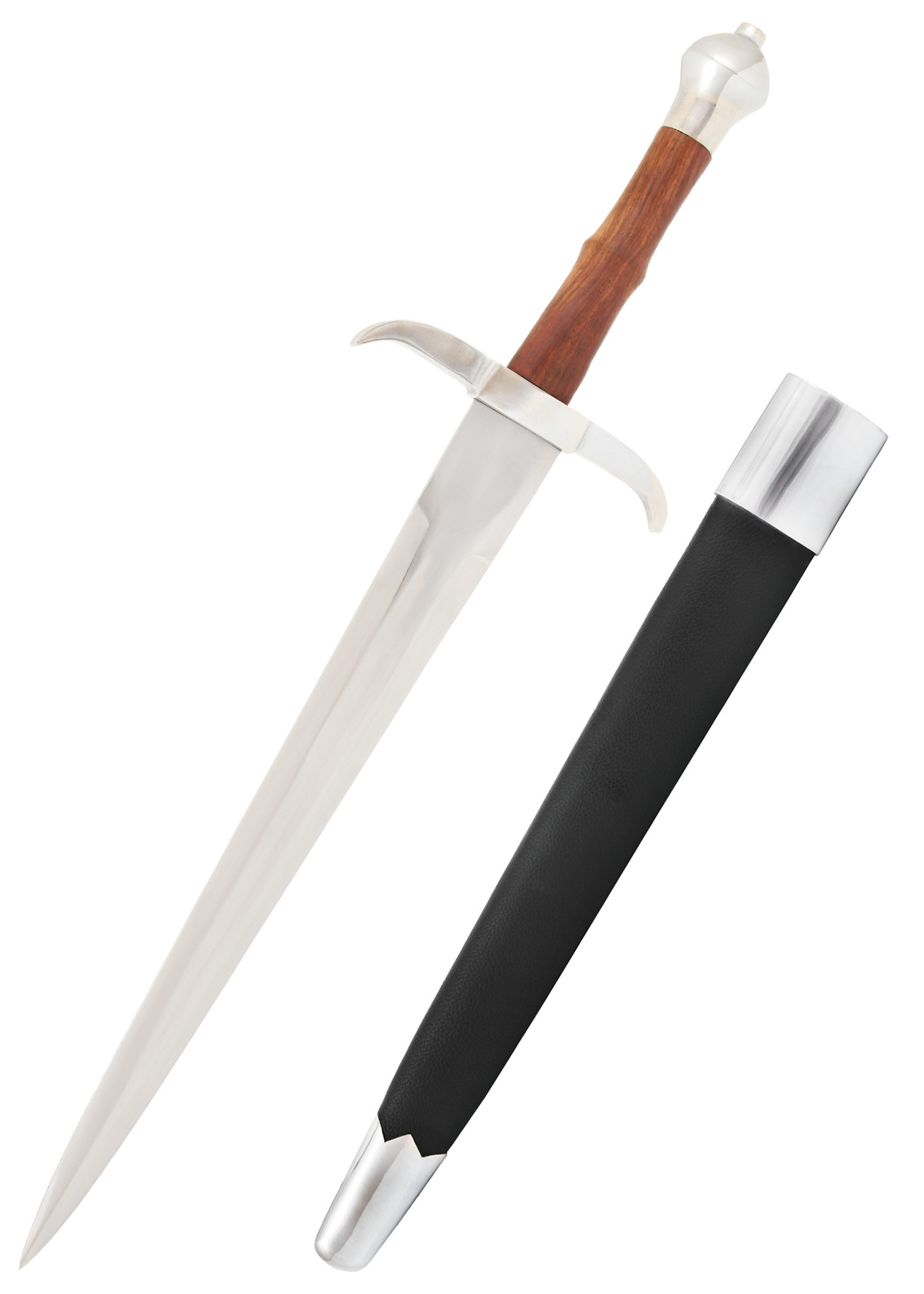 Medieval dagger with sheath (57.5 cm)