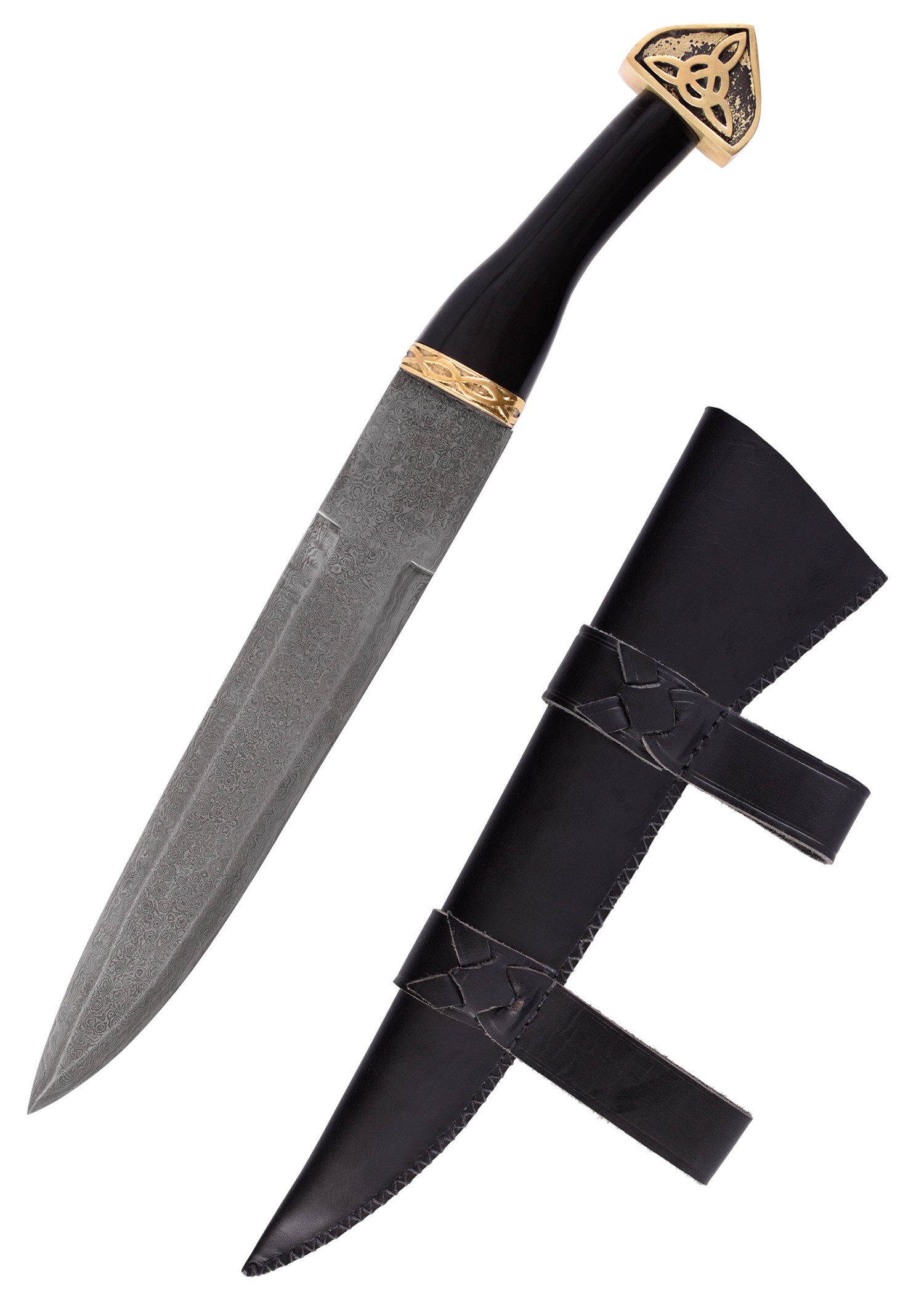 Seax Dagger with Damascus steel blade (512 layers)