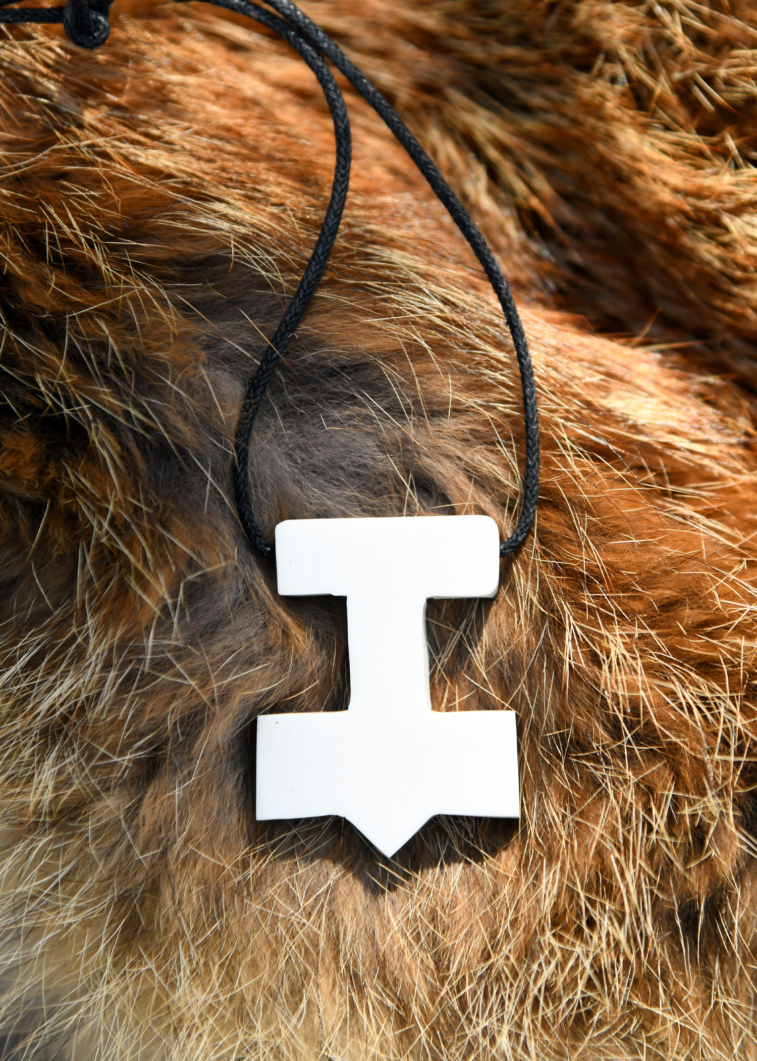 Thor's Hammer Pendant in Bone