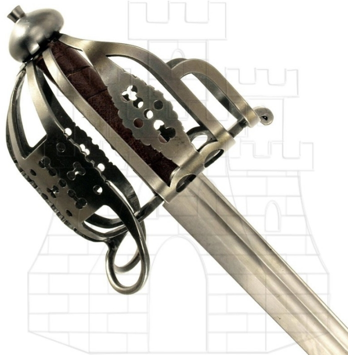 Espada Escocesa canasta funcional Jiri Krondak - The Medieval Bascinet (bassinet, basinet, bazineto)