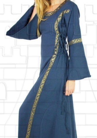 Vestido medieval mujer Azul 335x478 - Medieval clothing for Women, Men and Kids