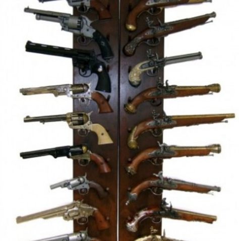 Expositors Guns 474x478 - Stands and expositors for swords, katanas and guns