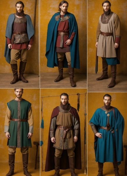 VESTIDOS MEDIEVALES HOMBRES - Medieval Costumes: History and Tradition in Ancient Fashion