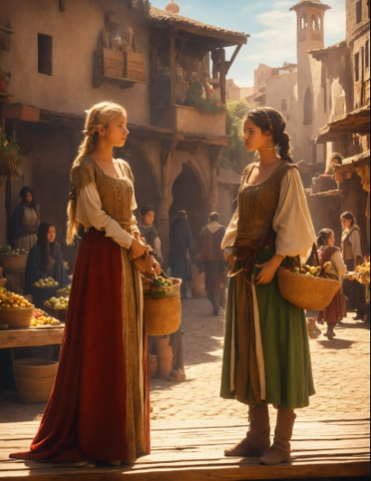 VESTIDOS MEDIEVALES MUJERES 1 - Medieval Costumes: History and Tradition in Ancient Fashion