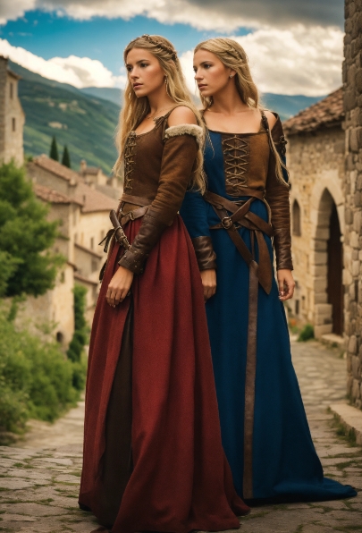 VESTIDOS MEDIEVALES MUJERES - Medieval Costumes: History and Tradition in Ancient Fashion