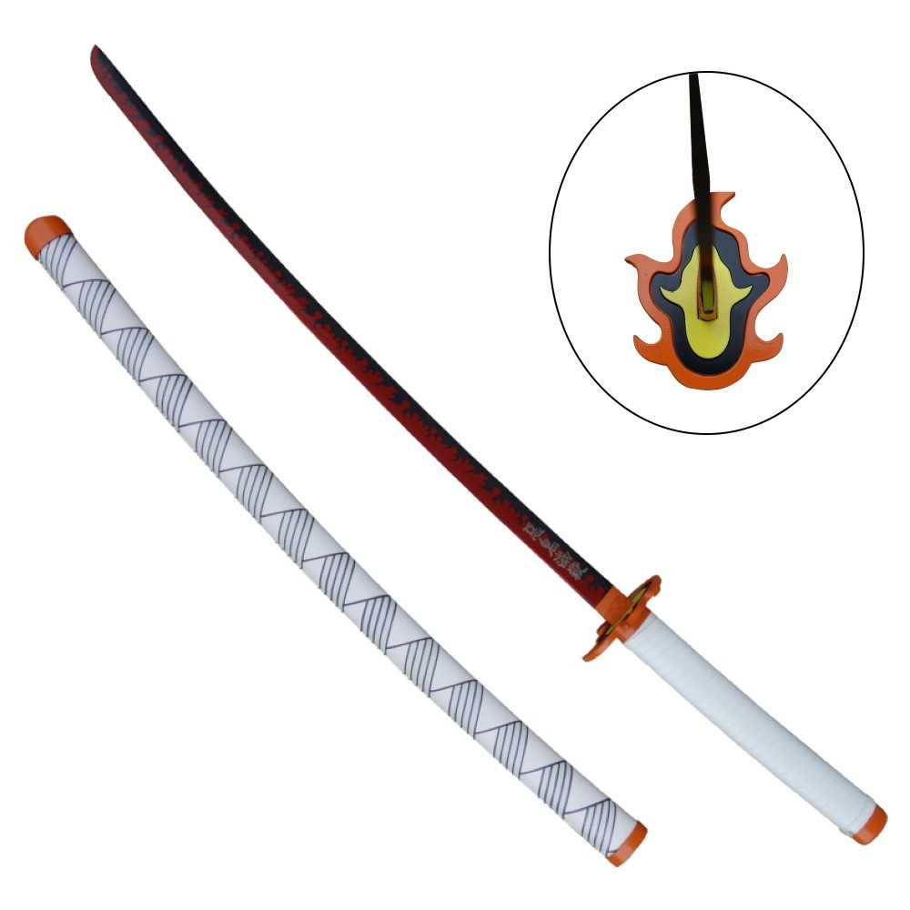 Katana fire from Rengoku Kyojuro from Kimetsu No Yaiba 97 cm. 1737821681