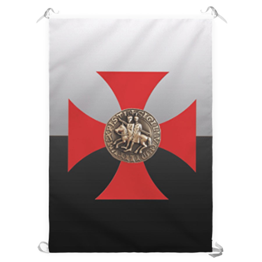 Knights Templar Cross Banner (70x100 cms.)