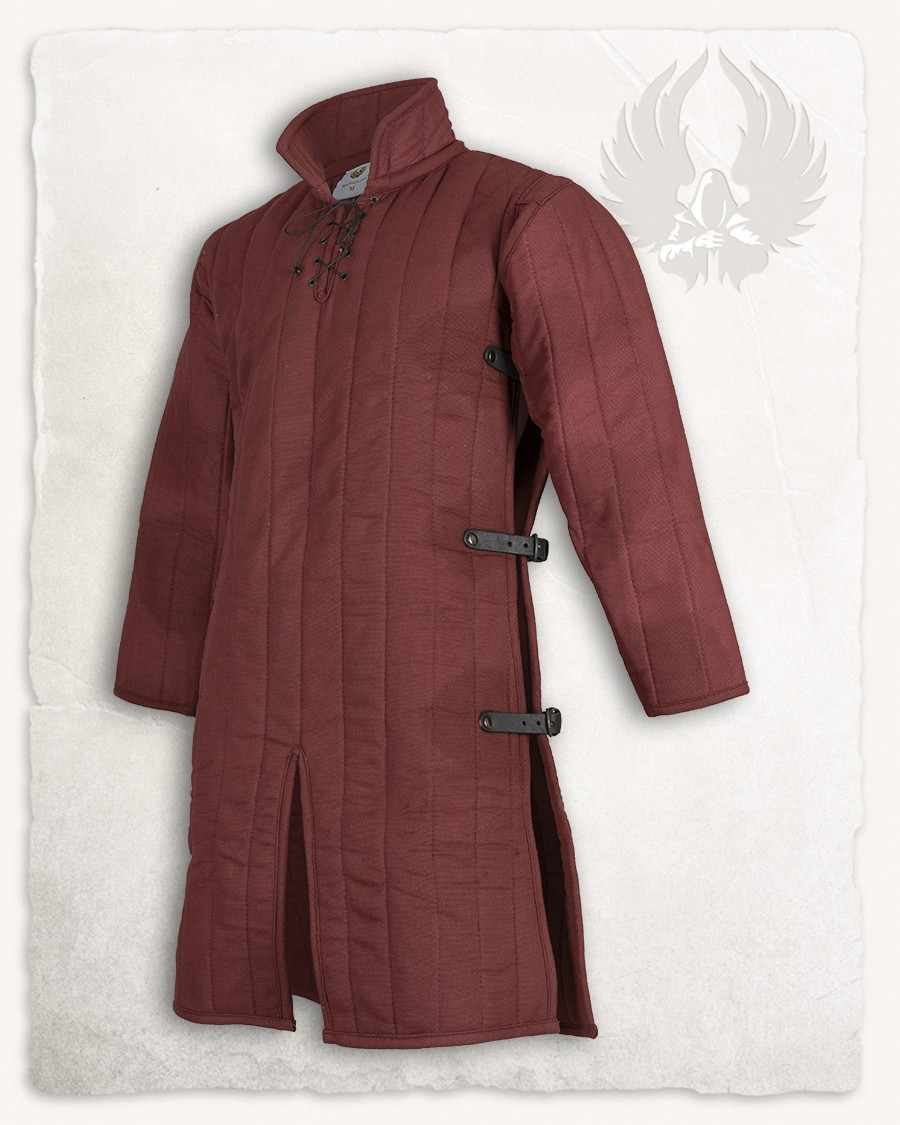 Medieval gambeson model Burkhard burgundy 1737905264 - Discover the 10 Best-Selling Gambesons and Jackets of 2024