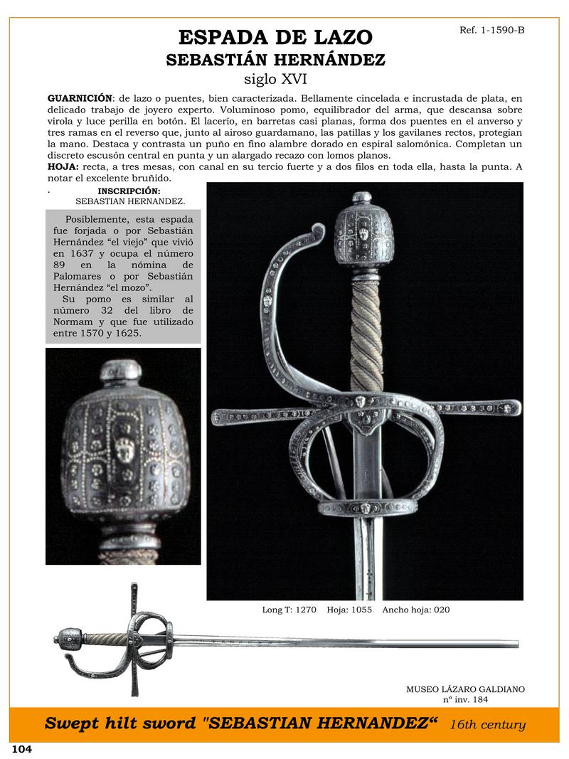 espada de lazo del siglo xvi arte y maestria en acero 1740326778 - Sixteenth Century Lasso Sword: Art and Mastery in Steel