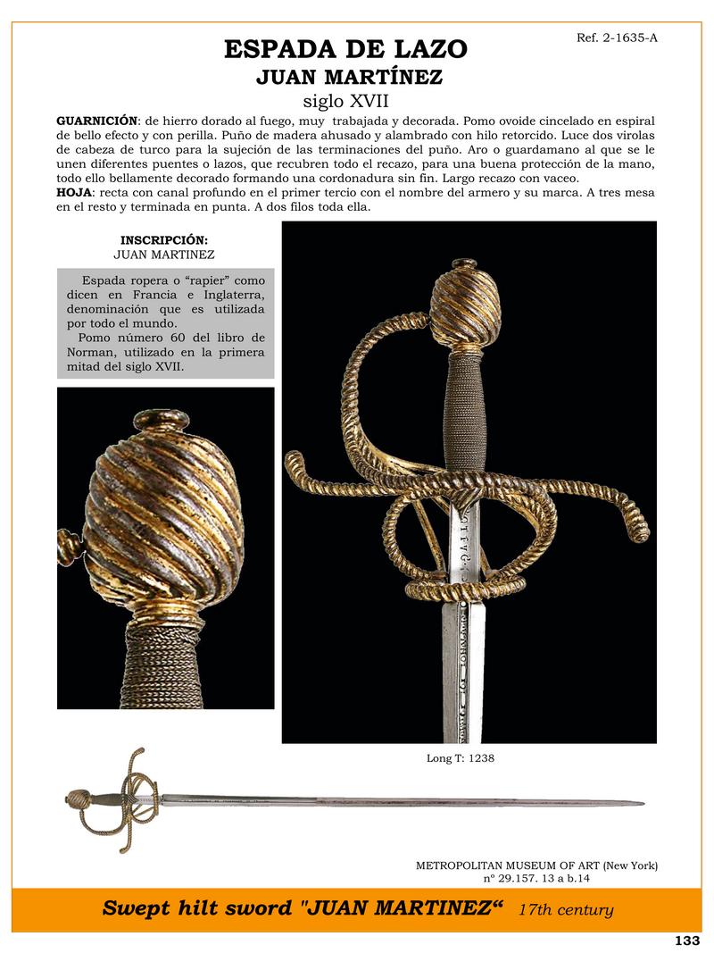 espada de lazo juan martinez elegancia del siglo xvii 1740978661 - Lazo Sword Juan Martínez: Elegance of the 17th Century