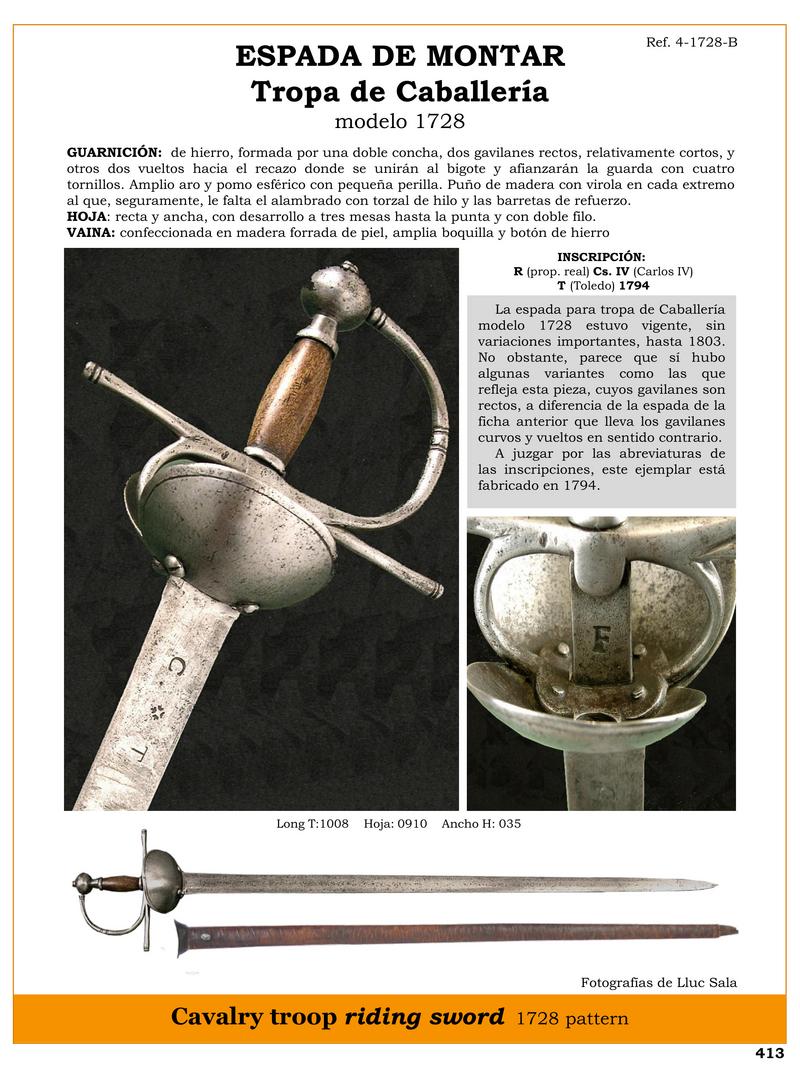 espada de montar de caballeria 1728 historia y detalles 1745925595 - Cavalry Sword of 1728: History and Details