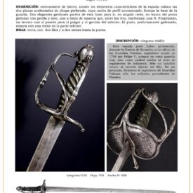 espadas historicas la elegancia de la espada valona del siglo xviii 1745773865 275x275 - Official 18th Century Infantry Sword: Elegance and Honor