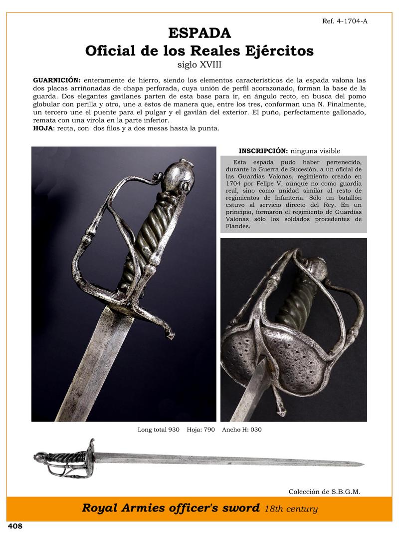 espadas historicas la elegancia de la espada valona del siglo xviii 1745773865 - Historical Swords: The Elegance of the 18th Century Walloon Sword