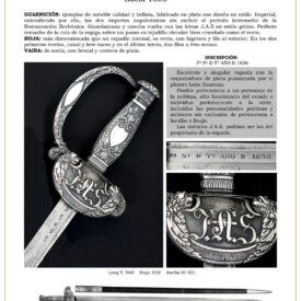 espadin diplomatico 1836 elegancia y exclusividad en artesania 1743700237 275x275 - Brigadier 1840 Sword Belt: Elegance and Exclusivity