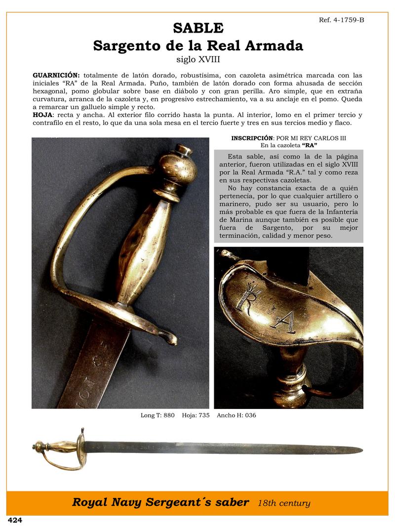 sable de combate del siglo xviii para la real armada 1746033025 - 18th Century Combat Sword for the Royal Navy