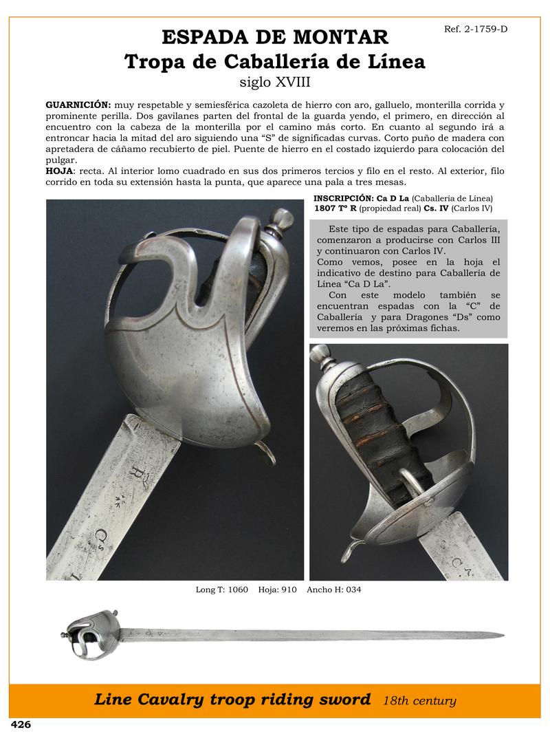 espada de montar la joya de la caballeria del siglo xviii 1746076218 - Saddle Sword: The Jewel of 18th Century Cavalry