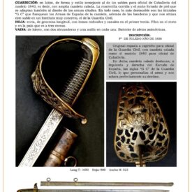 espada de montar oficial de la guardia civil hacia 1858 jpg 1748624969 1748625270 275x275 - Dueling Swords: Elegance and Precision in Every Detail