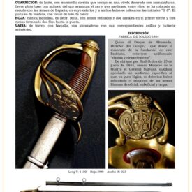 espada de montar oficial de la guardia civil modelo 1844 jpg 1748603371 1748614436 275x275 - Belt Sword: Patent and History of the Civil Guard