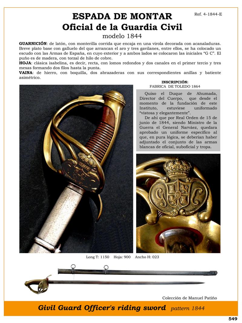 espada de montar oficial de la guardia civil modelo 1844 jpg 1748603371 1748614436 - Civil Guard Cavalry Sword 1844: Design and Elegance