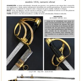 espada de montar oficial del rey artesania y estilo unico 1747307428 275x275 - Historical Riding Sword: King's Guard 1816