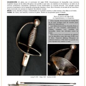 espada historica para oficiales de alabarderos del siglo xviii 1746249132 275x275 - Official Cavalry Sword: Elegance and Quality of the 18th Century
